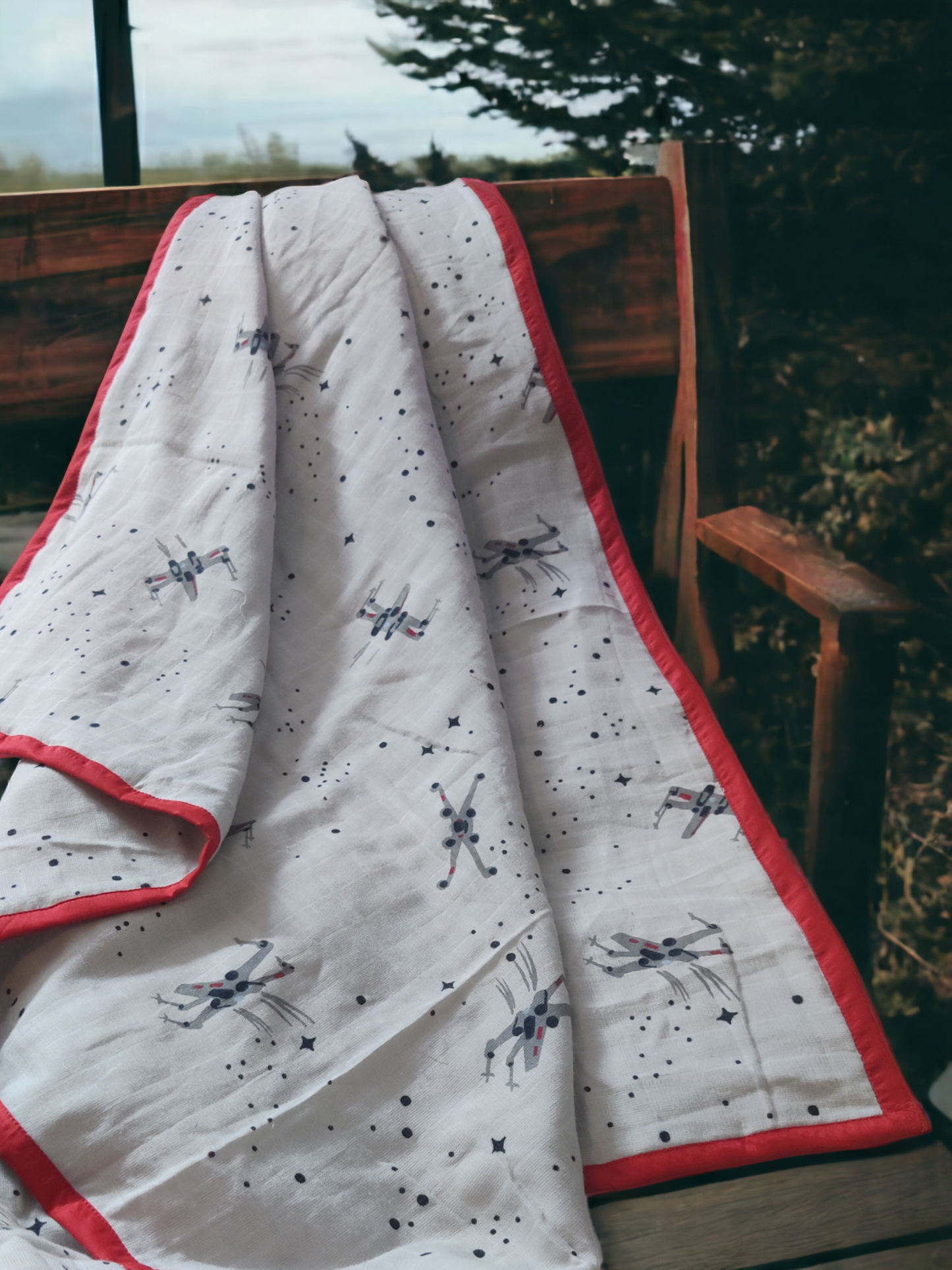 Reversible 6-Layer Swaddle Blanket for Babies (0–2 Years)