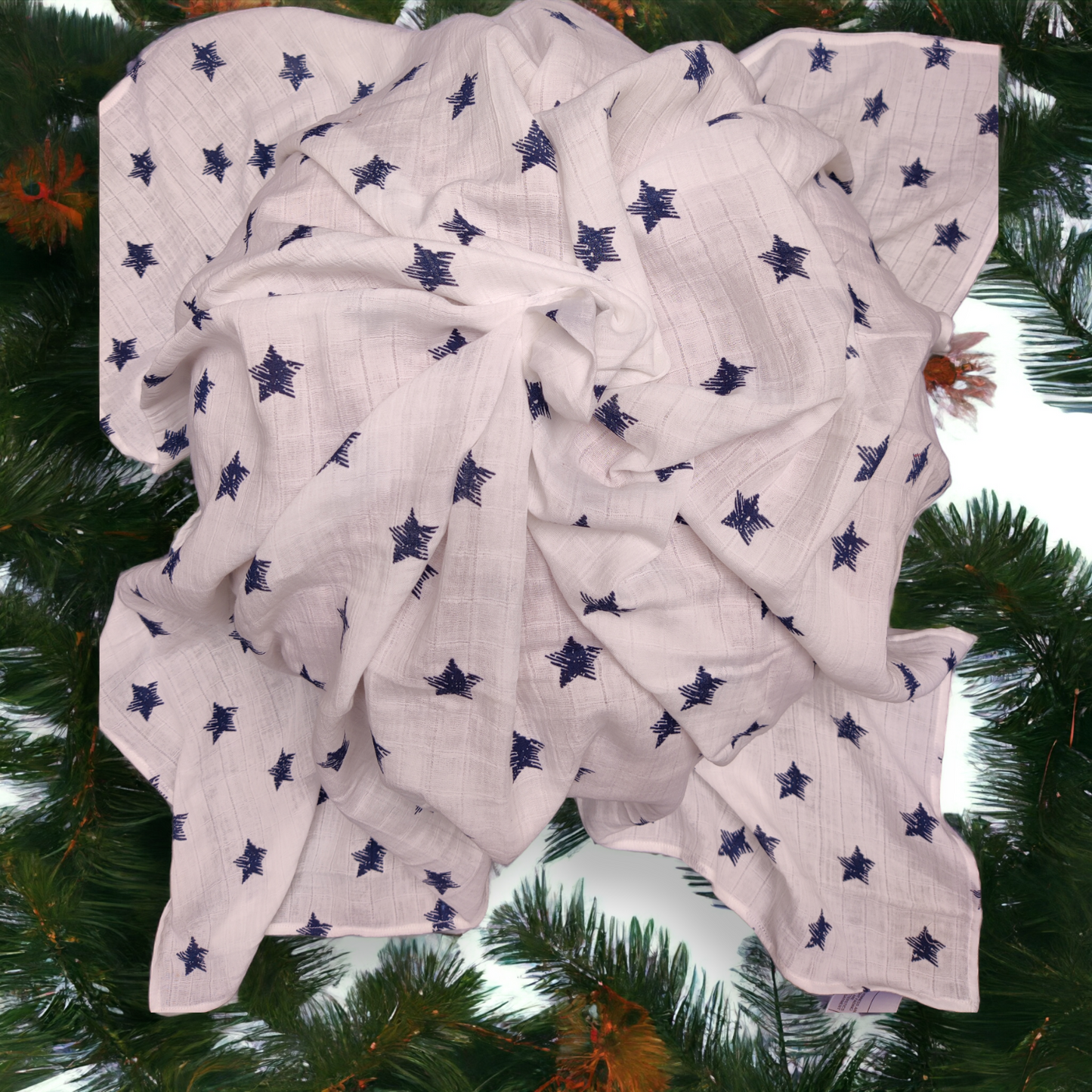 Premium Cotton Muslin Swaddle for Babies – Lightweight & Breathable