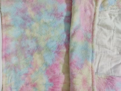 Luxurious Fur with Muslin Lining Toddler Blanket for Toddlers – Unicorn Bliss