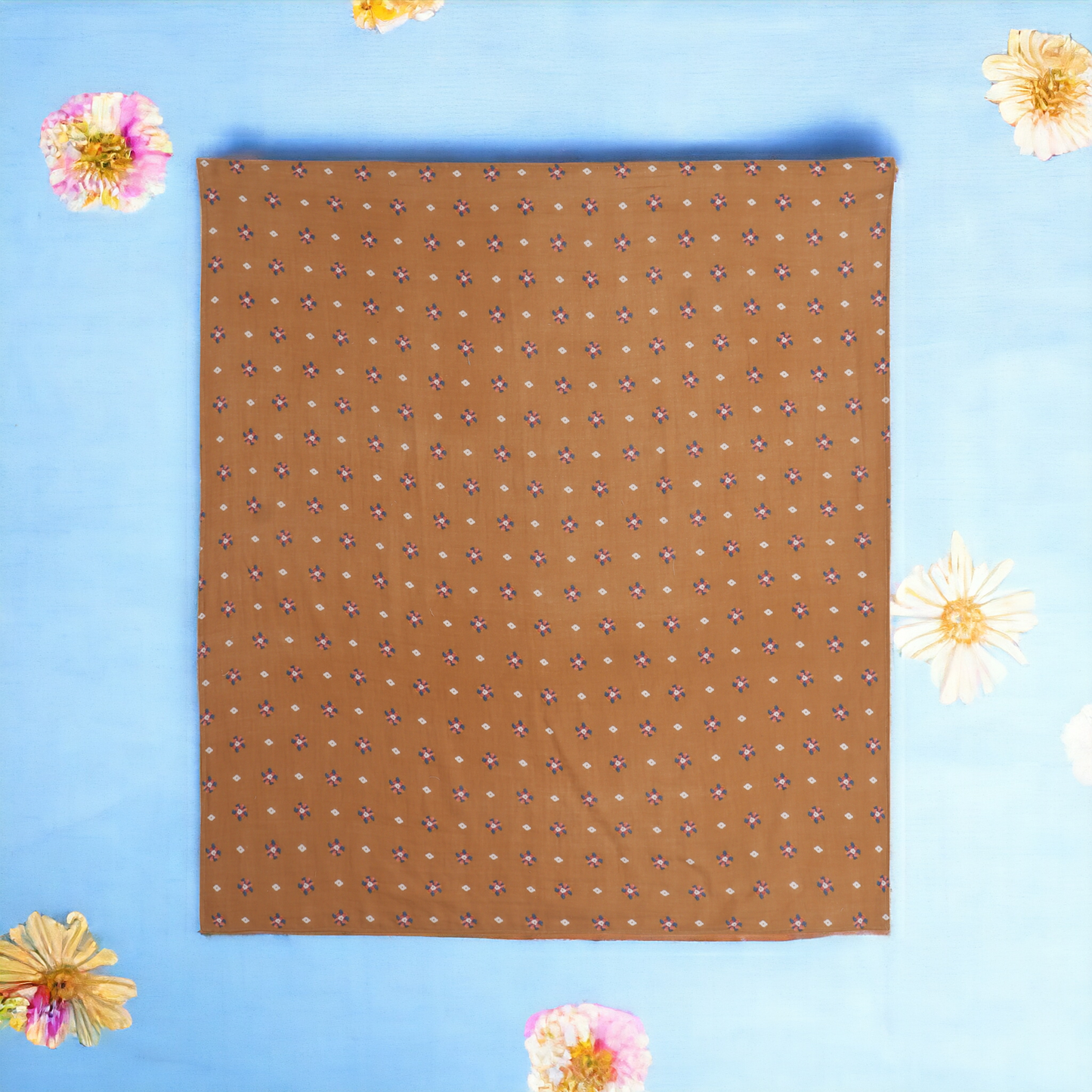 Premium Cotton Muslin Swaddle for Babies – Lightweight & Breathable