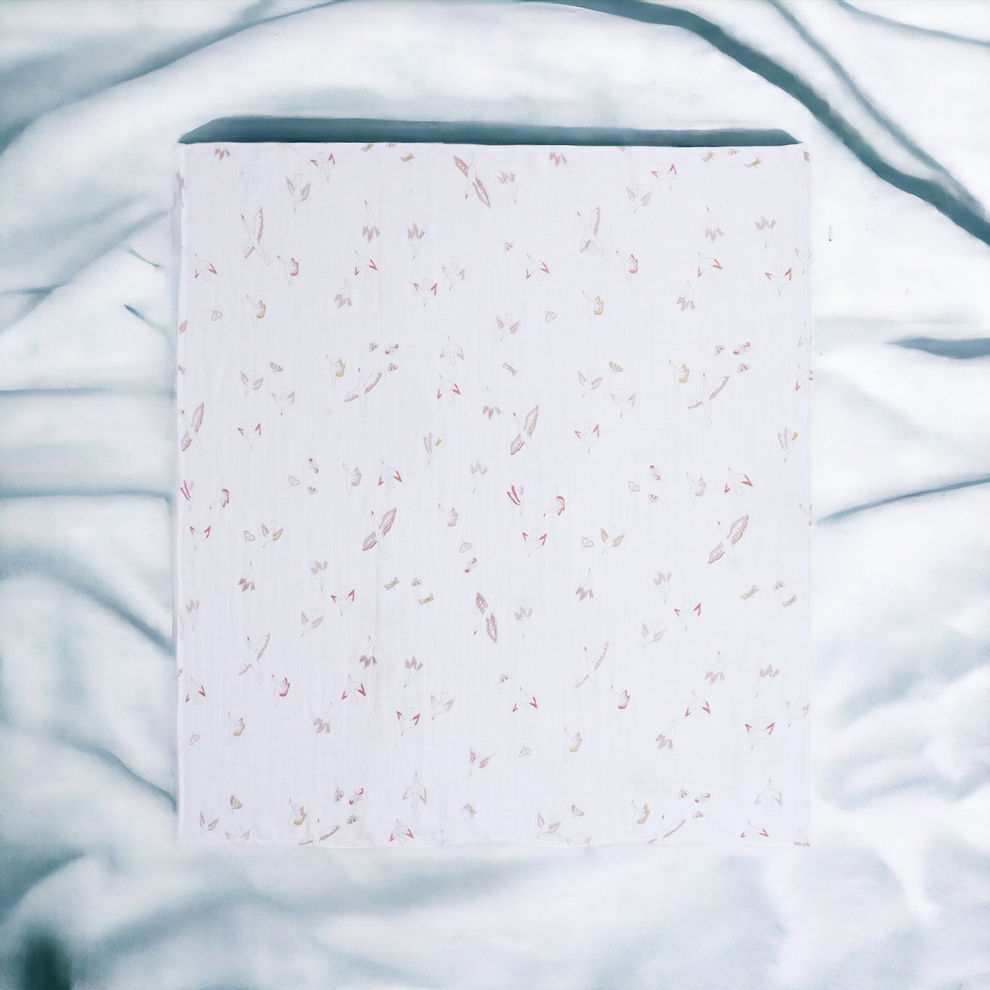 Premium Cotton Muslin Swaddle for Babies – Lightweight & Breathable