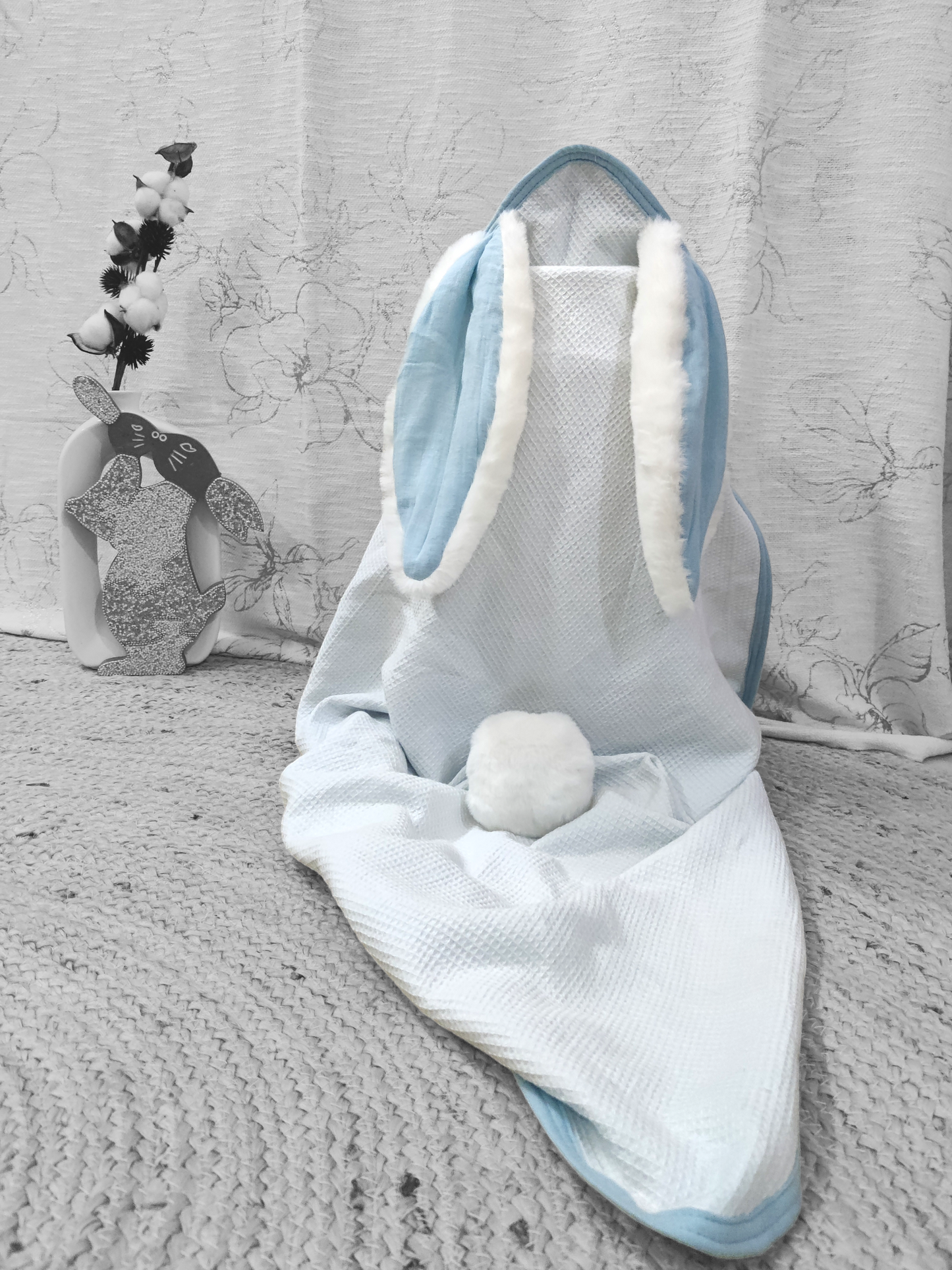 Bunny Bath Wrap for Baby