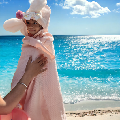 Peachy Paws Bath Wrap for Baby