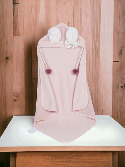 Peachy Paws Bath Wrap for Baby