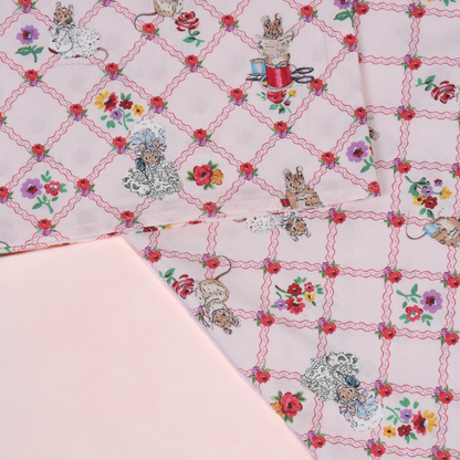 Cotton Bedsheet Set for Baby Crib & Bassinet – with Pillow Filler, Cover, and Safe Keep Pouch (4 Pcs)