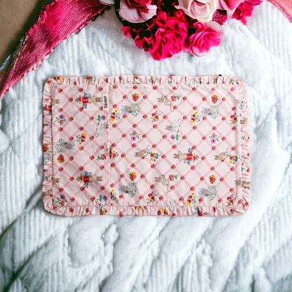 Cotton Bedsheet Set for Baby Crib & Bassinet – with Pillow Filler, Cover, and Safe Keep Pouch (4 Pcs)