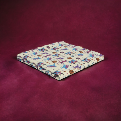 Cotton Bedsheet Set for Baby Crib & Bassinet – with Pillow Filler, Cover, and Safe Keep Pouch (4 Pcs)