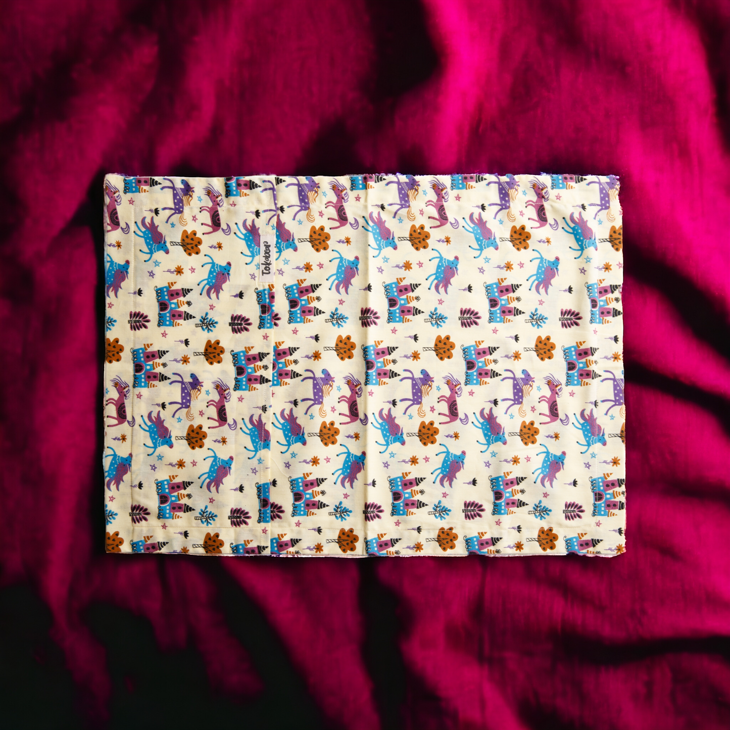 Cotton Bedsheet Set for Baby Crib & Bassinet – with Pillow Filler, Cover, and Safe Keep Pouch (4 Pcs)