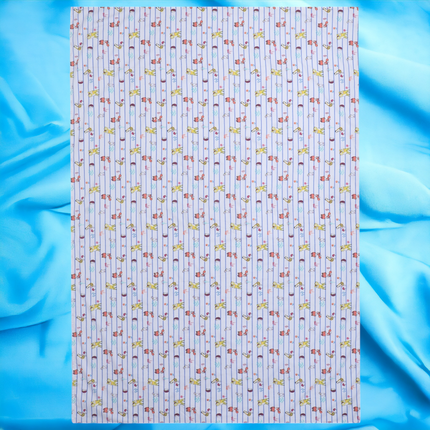 Cotton Bedsheet Set for Baby Crib & Bassinet – with Pillow Filler, Cover, and Safe Keep Pouch (4 Pcs)