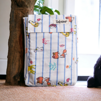 Cotton Bedsheet Set for Baby Crib & Bassinet – with Pillow Filler, Cover, and Safe Keep Pouch (4 Pcs)