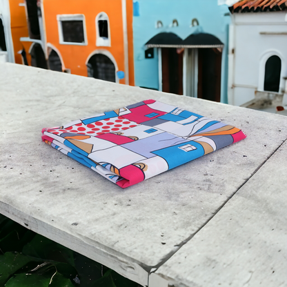 Cotton Bedsheet Set for Baby Crib & Bassinet – with Pillow Filler, Cover, and Safe Keep Pouch (4 Pcs)