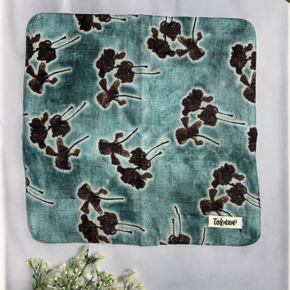 Organic Cotton Muslin Double Layered Extra Large Washcloth - Assorted Set of 3