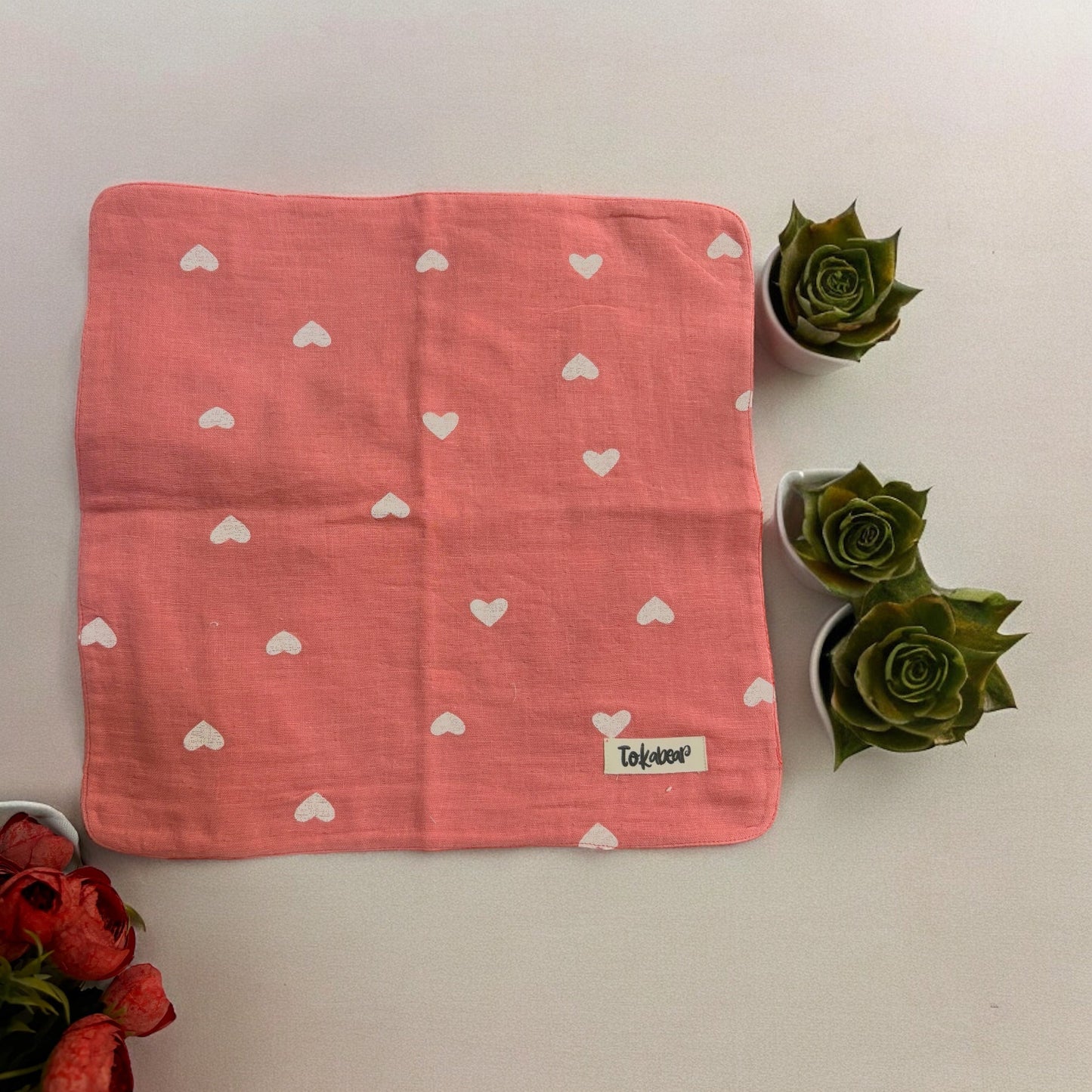 Organic Cotton Muslin Double Layered Extra Large Washcloth - Assorted Set of 3