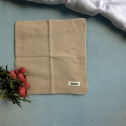Ultra-Soft 4-Layer Muslin Baby Wipes – 30x30cm | Hypoallergenic & Rash-Free Multipurpose Hankies