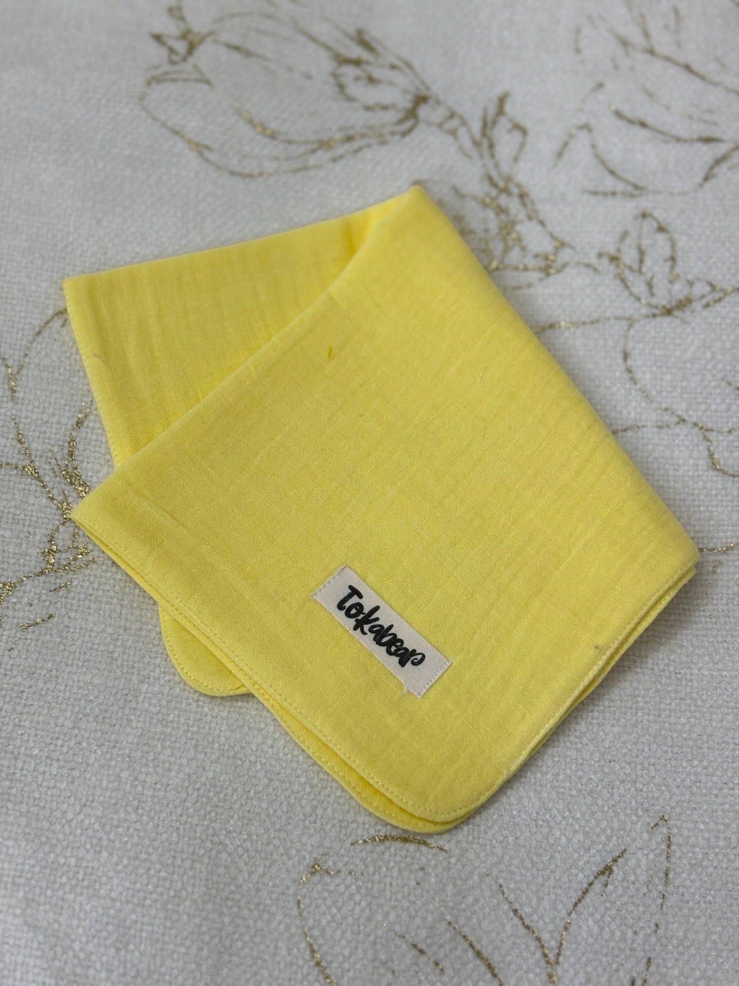 Organic Cotton Muslin Double Layered Extra Large Washcloth - Assorted Set of 3