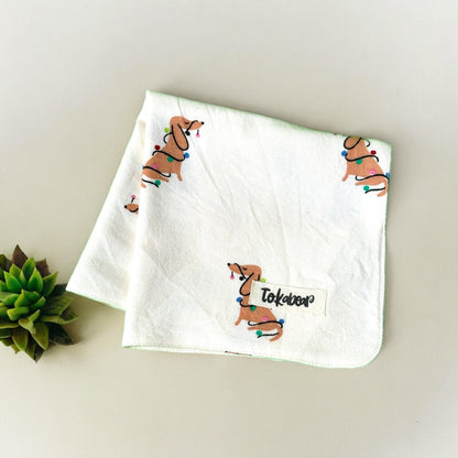 Ultra-Soft 4-Layer Muslin Baby Wipes – 30x30cm | Hypoallergenic & Rash-Free Multipurpose Hankies