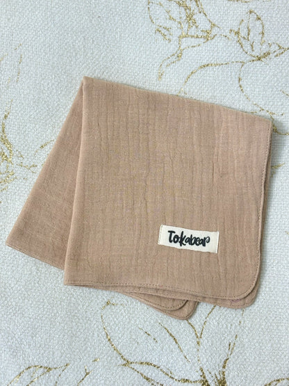 Ultra-Soft 4-Layer Muslin Baby Wipes – 30x30cm | Hypoallergenic & Rash-Free Multipurpose Hankies