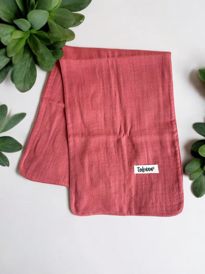 Organic Cotton Double Layered Extra Large Size Burp Cloth - Assorted Set of 3