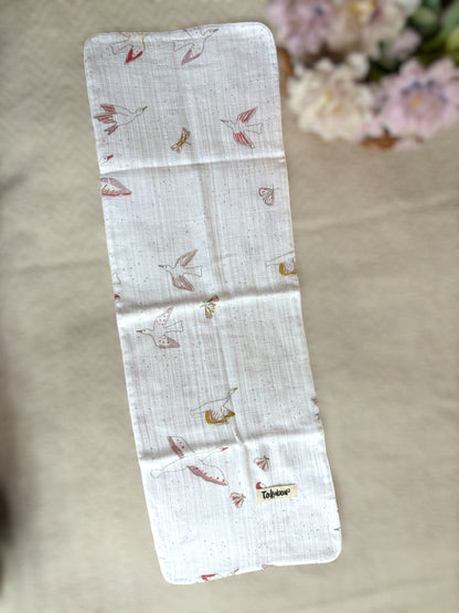 Organic Cotton Double Layered Extra Large Size Burp Cloth - Assorted Set of 3