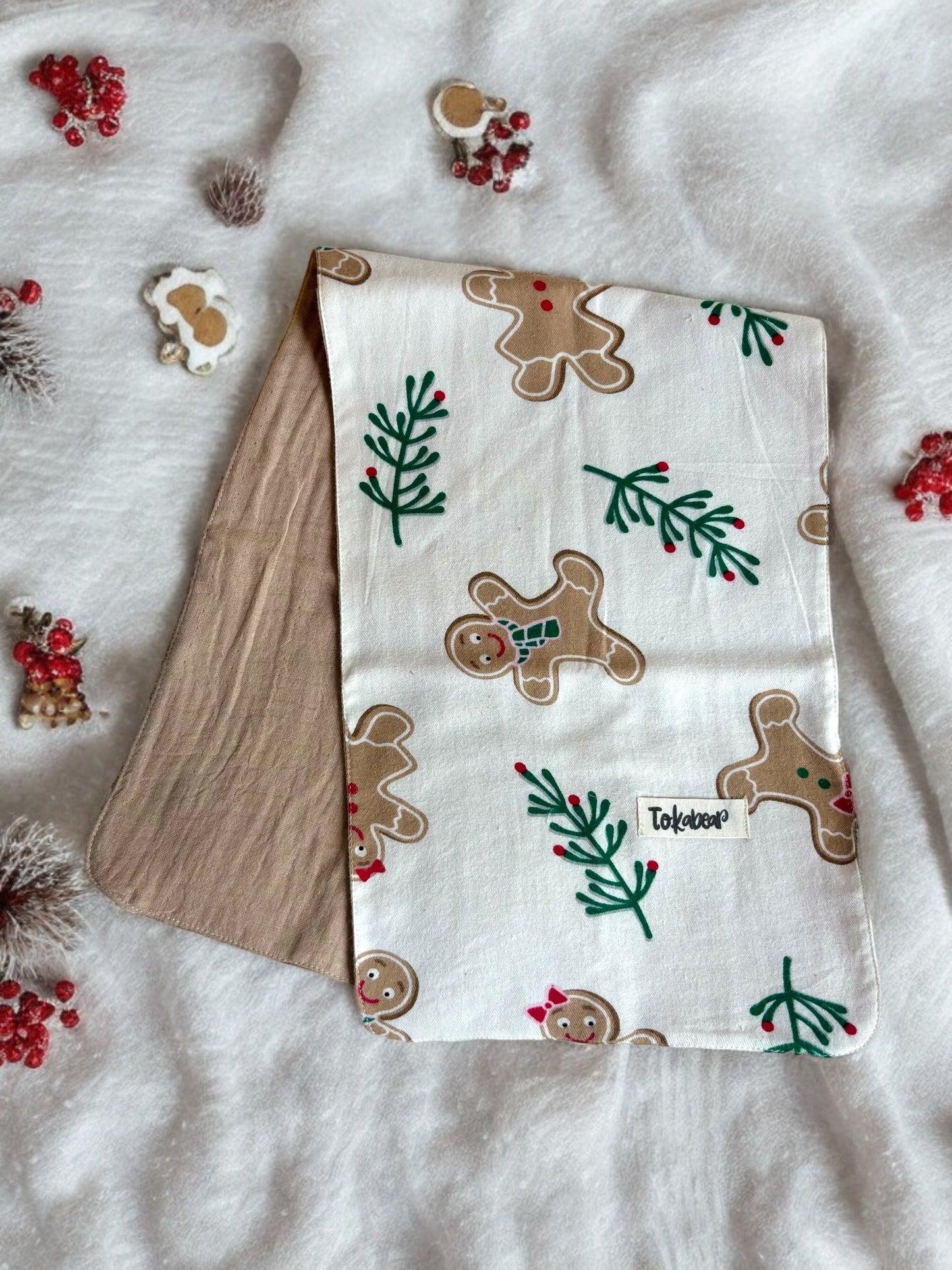 Organic Cotton Double Layered Extra Large Size Burp Cloth - Assorted Set of 3