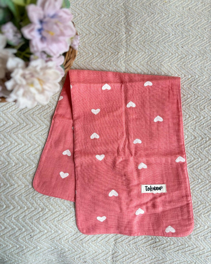 Organic Cotton Double Layered Extra Large Size Burp Cloth - Assorted Set of 3