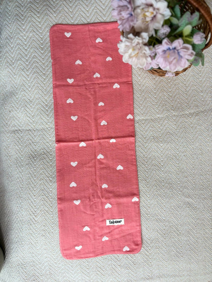 Organic Cotton Double Layered Extra Large Size Burp Cloth - Assorted Set of 3