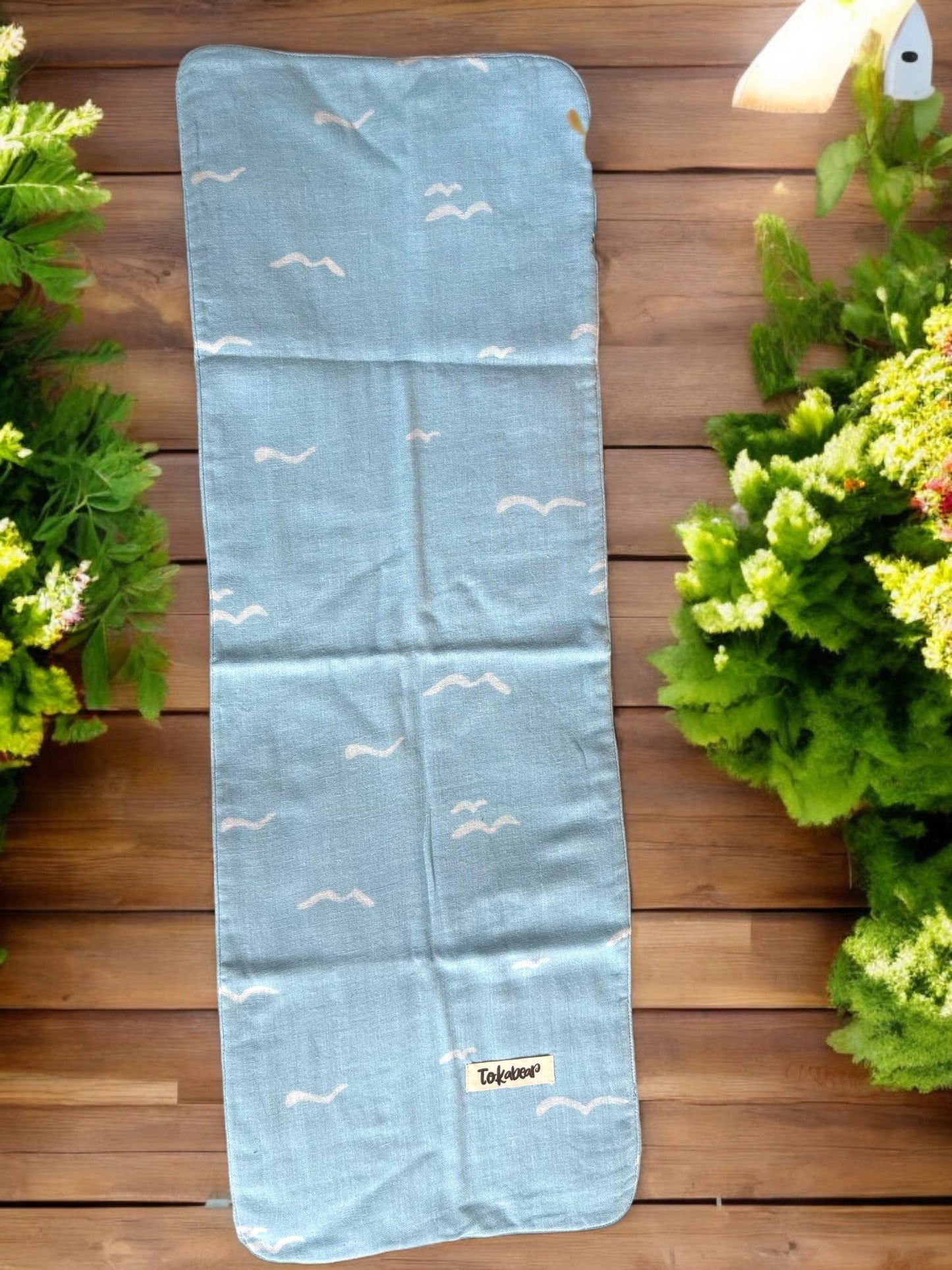 Organic Cotton Double Layered Extra Large Size Burp Cloth - Assorted Set of 3