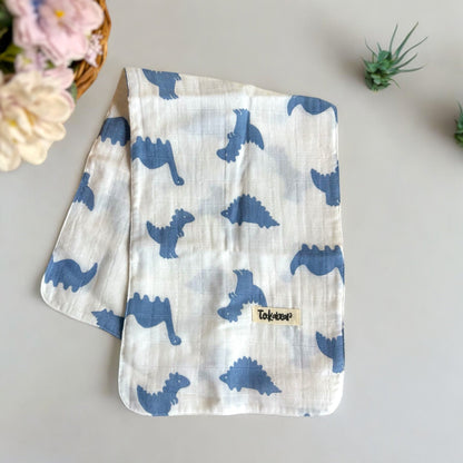 Organic Cotton Double Layered Extra Large Size Burp Cloth - Assorted Set of 3