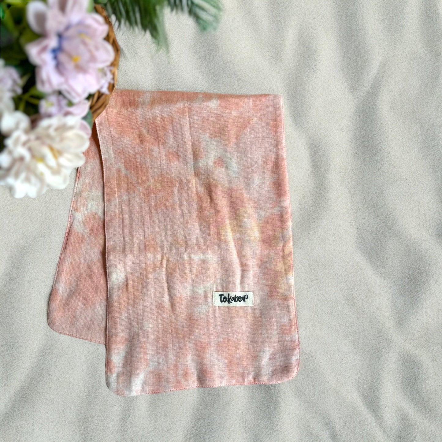 Organic Cotton Double Layered Extra Large Size Burp Cloth - Assorted Set of 3