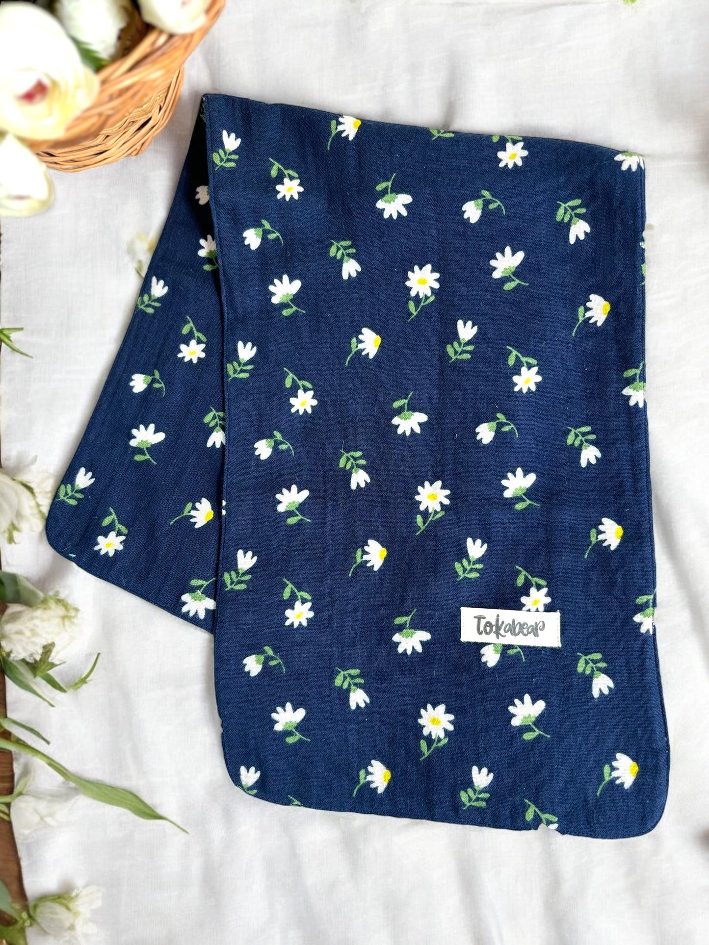 Organic Cotton Double Layered Extra Large Size Burp Cloth - Assorted Set of 3