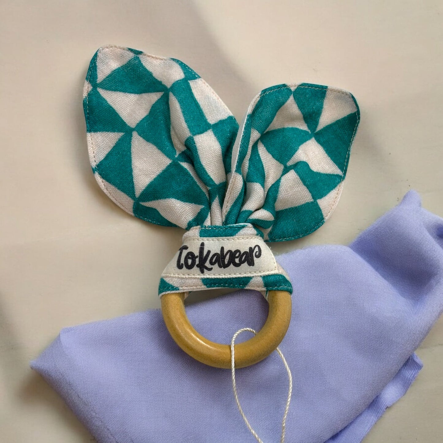 Rattle & Teether Set for Babies – Emerald Elephant