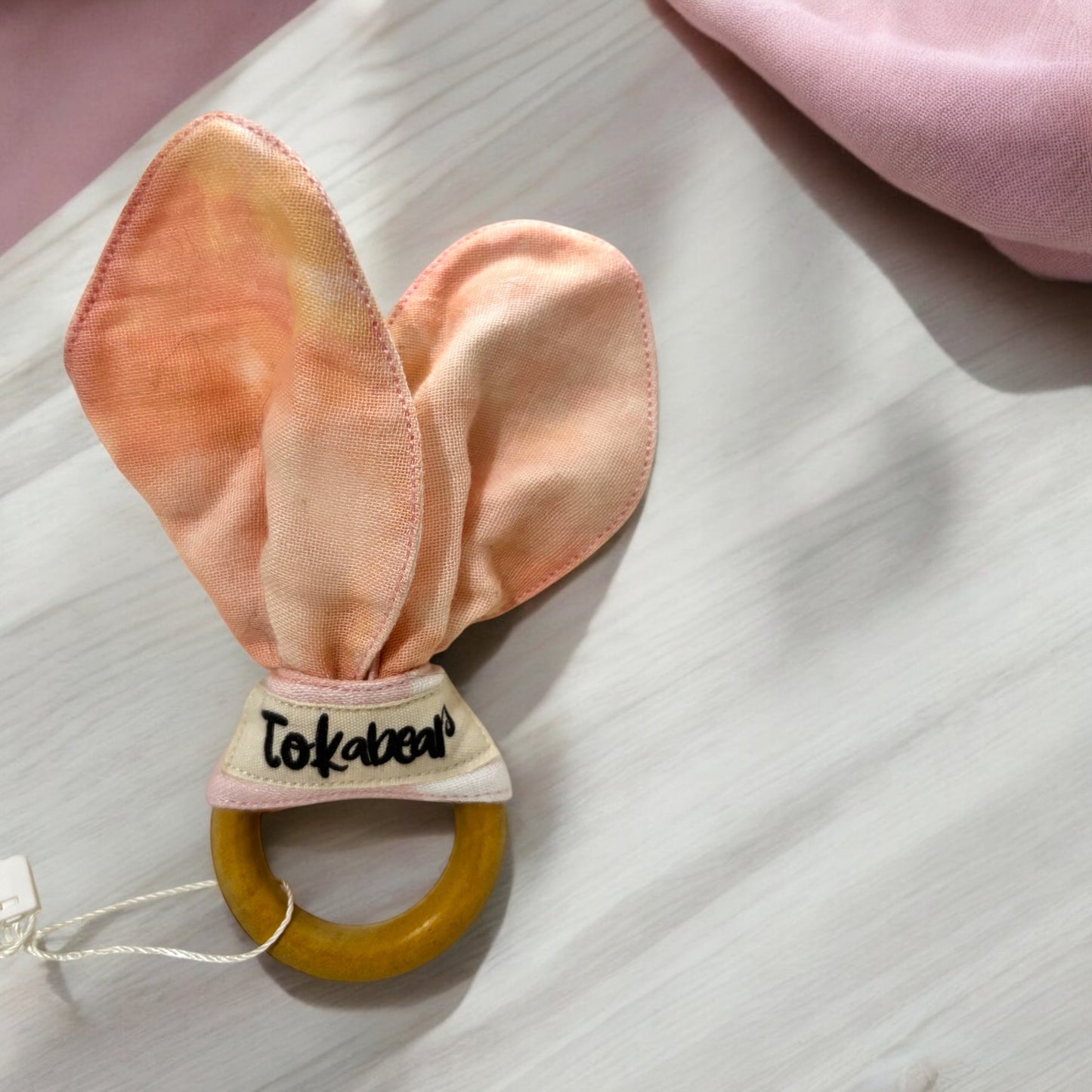 Rattle & Teether Set for Babies – Peachy Mouse