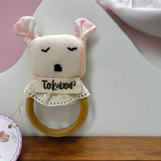 Rattle & Teether Set for Babies – Peachy Mouse