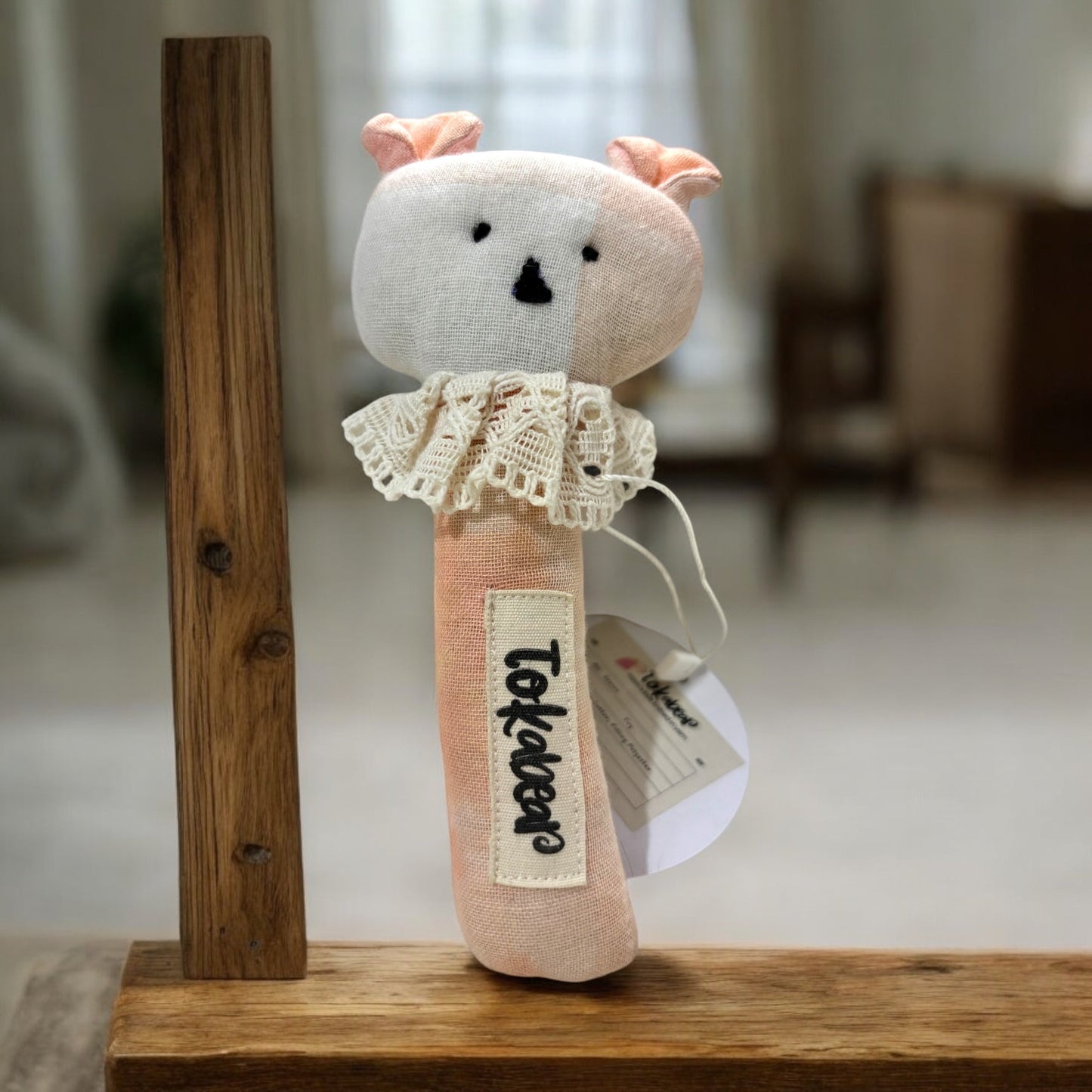 Rattle & Teether Set for Babies – Peachy Mouse