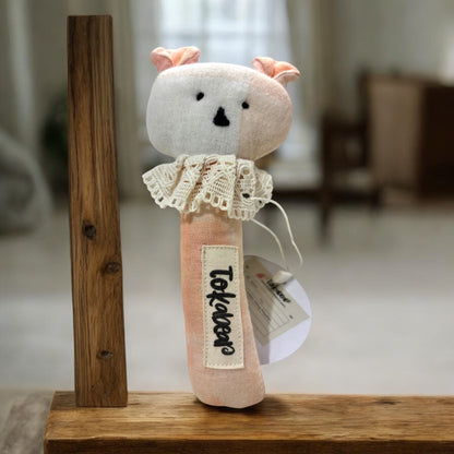 Rattle & Teether Set for Babies – Peachy Mouse