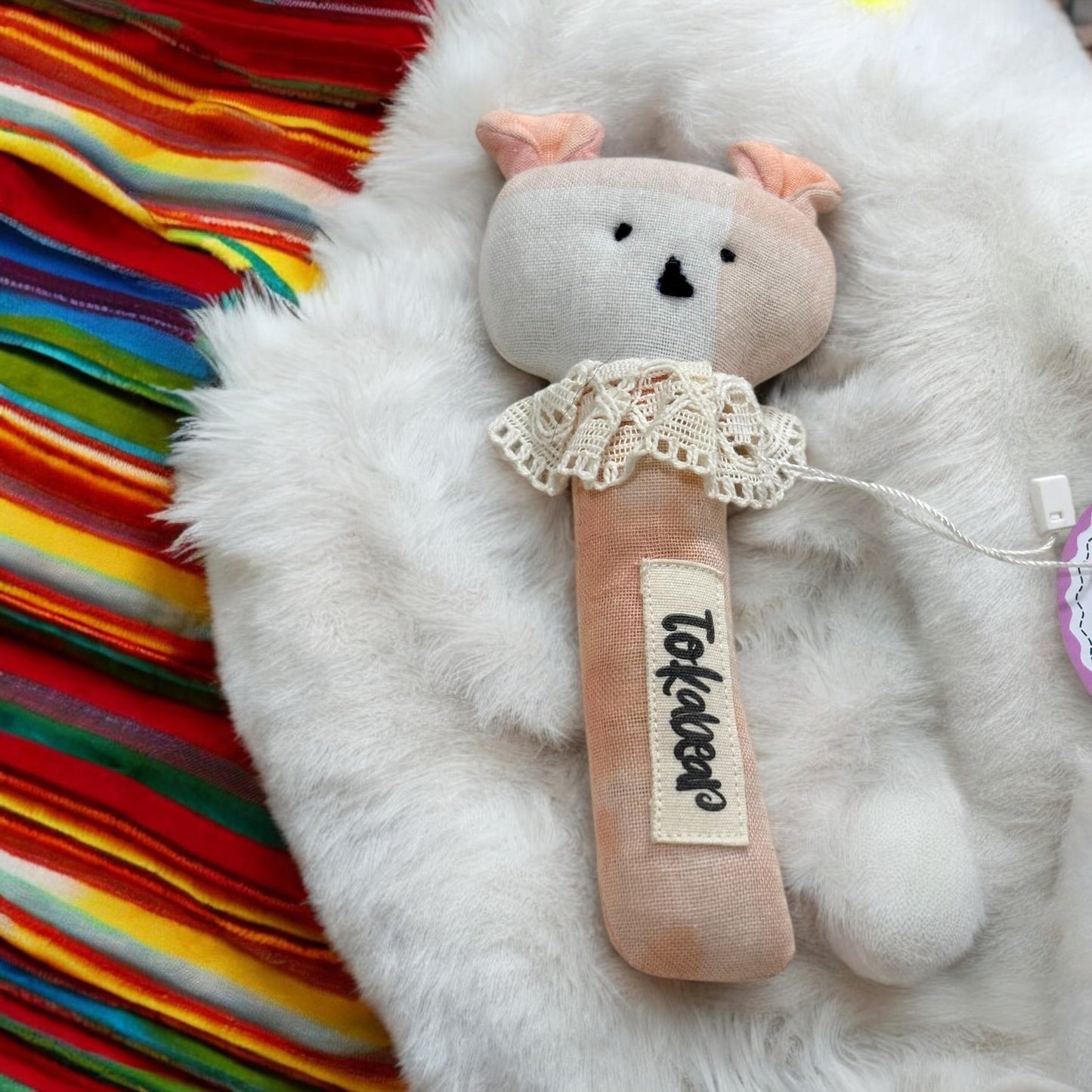 Rattle & Teether Set for Babies – Peachy Mouse