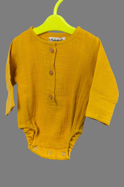 Organic Cotton Full Sleeve Onesie - Combo of 3