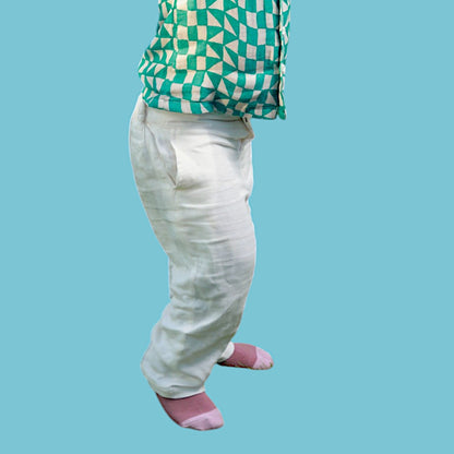 Organic Cotton Trouser/Pant for Kids – Unisex, Relaxed Fit with Adjustable Waist