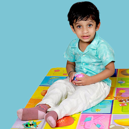 Organic Cotton Trouser/Pant for Kids – Unisex, Relaxed Fit with Adjustable Waist